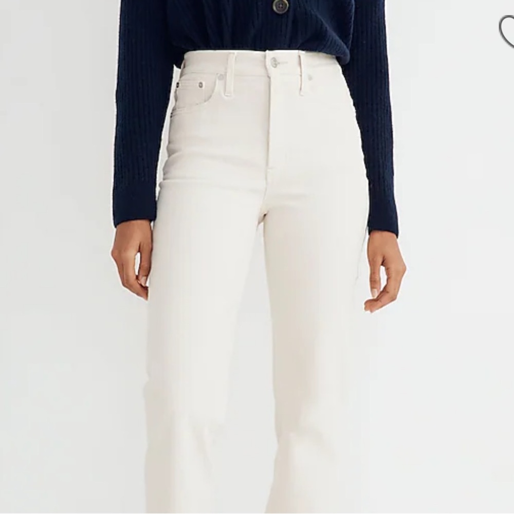 Madewell white jeans